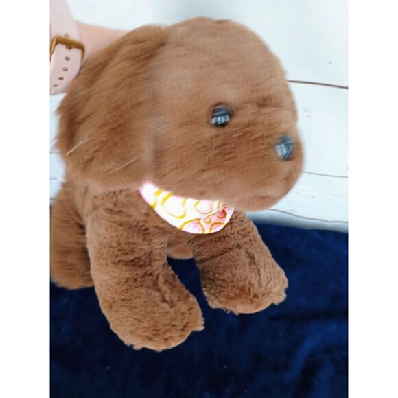 Hug Me Walgreens Dog With Bandana Brown Puppy Stuffed Plush Toy 11 Inch Soft - Picture 2 of 11